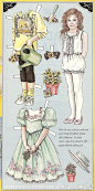 沉浸在收图的欢乐中不能自拔。。。Pinterest搜vintage paper dolls 就能看到这些美图。纯属搬运。好可爱啊啊啊啊！！！！