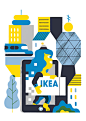 Ikea : illustrations made for the 2015 Ikea Convention in Copenhagen.