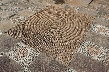 Pebble mosaics: 