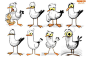 (seagull ) early character design -  not completed !!  Copyright © All Rights Reserved '' animaistanbul ''  '' simit sarayı ''