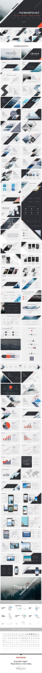 Oblique - PowerPoint Presentation Template - Abstract PowerPoint Templates Download here: https://graphicriver.net/item/oblique-powerpoint-presentation-template/19780655?ref=classicdesignp