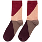 Hansel From Basel Colour-block crew socks