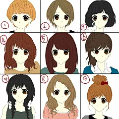 学习各种发型，让插画更有魅力！女性的发型目录特辑 : 人们常说第一印象的7成取决于发型。发型只要稍做变化，就会让人觉得：“气质变了？”呢。发型是如此重要的因素，大家在创作自己的角色时或画插画时，是不是经常烦恼该选择什么发型呢？  充满女人味的长发、软软的可爱卷发、优雅的波浪卷、漂亮又清爽的短发、柔软又温柔的波波头……刘海是放下来？ 还是偏分？  头发怎么打理？  等等，女孩子的发型种类无穷无尽。这次就为大家送上各式各样的发型特辑。快来看看吧。