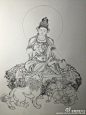 关注
观音三十三化身之鱼篮观音，龙头观音，持经观音，圆光观音，泷叫观音，滴水观音。（画师李云中）