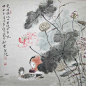 untitled、工笔 水墨 国画 荷花、荷花