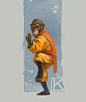 Kung Fu Monkey sketch, Kostya Chernianu on ArtStation at https://www.artstation.com/artwork/0Ed94 ★ Find more at http://www.pinterest.com/competing