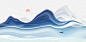 新中式风格冬季雪景插画图片下载