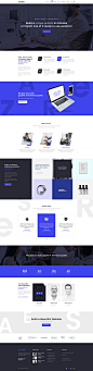 Zaser – A Multipurpose PSD Template : Zaser is a multipurpose PSD template standing out from other ones. First, it covers all your needs with thorough homes. Second, it’s beautifully designed in a very smart way to bring the best user experience. You defi