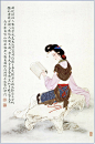 杨淑涛工笔仕女画(650×979)
