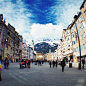 #innsbruck #austria #alps #travel #travelling #mountains #landscape #winter #snow #bluesky #fisheye #vscocam