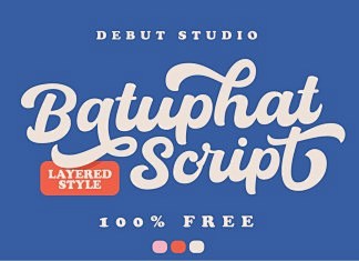 Batuphat 脚本字体
