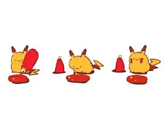 一位国外插画师画的皮卡丘，这也太可爱了吧！！！ ​ ​​​​
