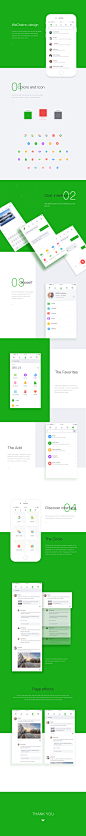 WeChat Design : Recently done a social applicationFunction all in accordance with the WeChat design, in the design process to give up all the existing WeChat habits, user positioning, in accordance with their favorite way to do a set of re-design optimiza