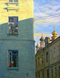 俄国画家菲利普•库巴列夫（Филипп Кубарев）的油画