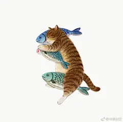 一波喵
来自韩国插画师냥송이
#米果创艺#插画#米果学堂#绘本画猫 ​​​​