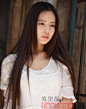 女生长直发发型设计 清新灵动显气质