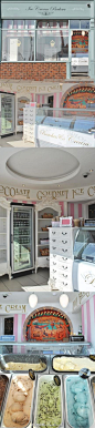 【#好店#】“Ice Cream Parlour”用心的复古装潢很惹人爱，夏日要到，甜冰要登场唱主角了~ Photos  The Swelle Life #采集大赛#