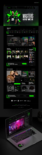 Esports Web 项目 | Behance 上的照片、视频、徽标、插图和品牌