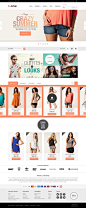 LookShop - Free Responsive PSD Template on Behance