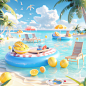 gregoey123_In_the_middle_of_the_sea_there_is_a_golden_beach_blu_fdc28248-3cfe-4892-b895-b8039325a0c4