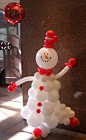 Christmas Party Decor and Christmas Balloon Bouquets ~ Tulsa, Oklahoma