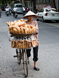 bread vendor, Haiphong, Vietnam #milan #Expo2015 #WorldsFair: