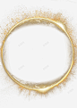 金色漂浮粉末星球650x914装饰漂浮物 免费下载 页面网页 平面电商 创意素材