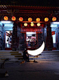 如梦似幻的“私人月亮”-图片频道-中国天气网
