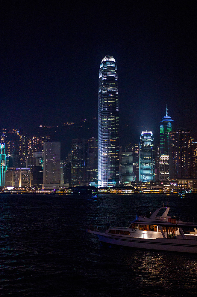 香港维多利亚港夜色