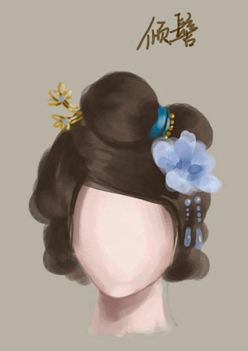 【中国古代女子发型图解】段成式《髻鬟品》...