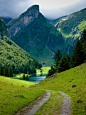 高山湖泊 瑞士