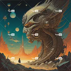 Ai产生的 Rpg 幻想 游戏 战士 流氓 科幻 未来派 行星