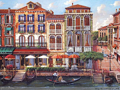 紫萌月采集到油画:风景——浪漫迷人