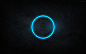 abstract black blue circles cyan wallpaper (#1356336) / Wallbase.cc