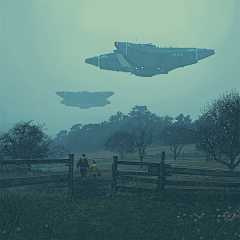 会画画の魔法师采集到Simon Stålenhag