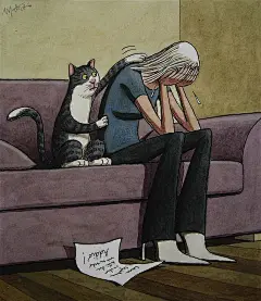 意大利漫画家 Franco Matticchio
反映现代生活的绘画作品~ ​​​​