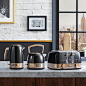 New York Collections | Kettles & Toasters | Sunbeam : Inspired from the bright lights and big city, let your kettle and toaster be a celebration of all the elegance and brilliance that is New York. 