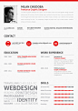 Milan Chudoba Creative Resume Inspiration