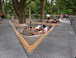 公共空间丨悬挑式网状休息区 ​​​​