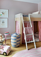 adorable pink girls bedroom