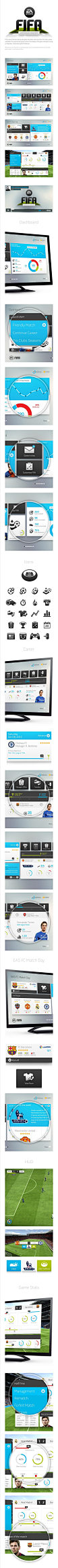 Fifa interface concept - Rodrigo Bellão #Web#