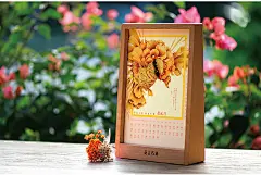 「守藏」有礼有节 花言巧语礼盒版 2017鸡年台历 中式插画月历-淘宝网