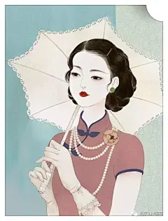 如此细腻的插画，简直美到了骨子里 : 一组细腻的时尚手绘插画，包括一些超现实主义的绘画艺术，和一些中国风风格的卡通人物头像，很有特色，一起来看看吧！来自杭州女生资深插画师末春|细节图|作画步骤|其他更多优秀作品|-END-The cont...