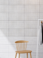 "Stix" wall tiles : "Stix" ceramic wall tiles serie, VitrA Tiles.Black and white serie of ceramic wall tile with a natural stone look. Collection made in modern natural style. Connection of tribal patterns, three-dimensional aesthetics