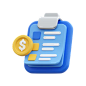 Financial Task 3D Icon