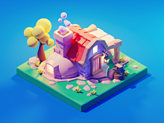 家猫_采集到c4d小场景