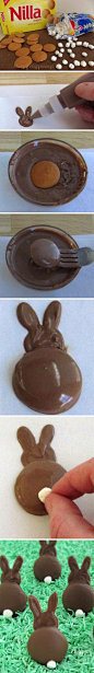 Cute chocolate bunnies! 