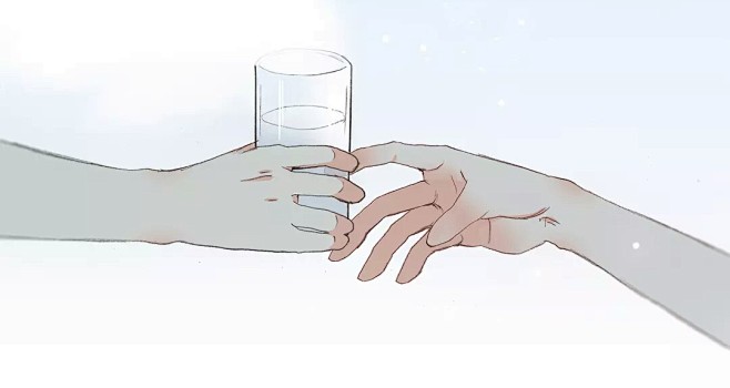 触漫素材–递水