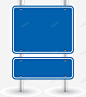 蓝色位置指示牌 免费下载 页面网页 平面电商 创意素材