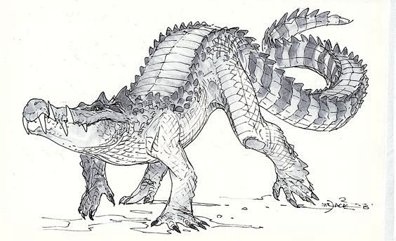 Kaprosuchus by Mr--J...